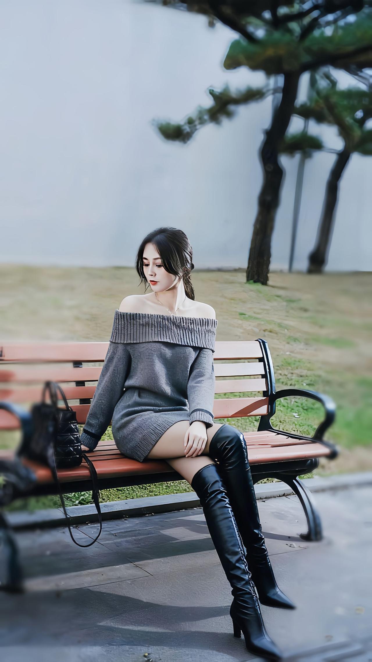 穿搭 每日分享 摄影 长腿女神 拍照姿势