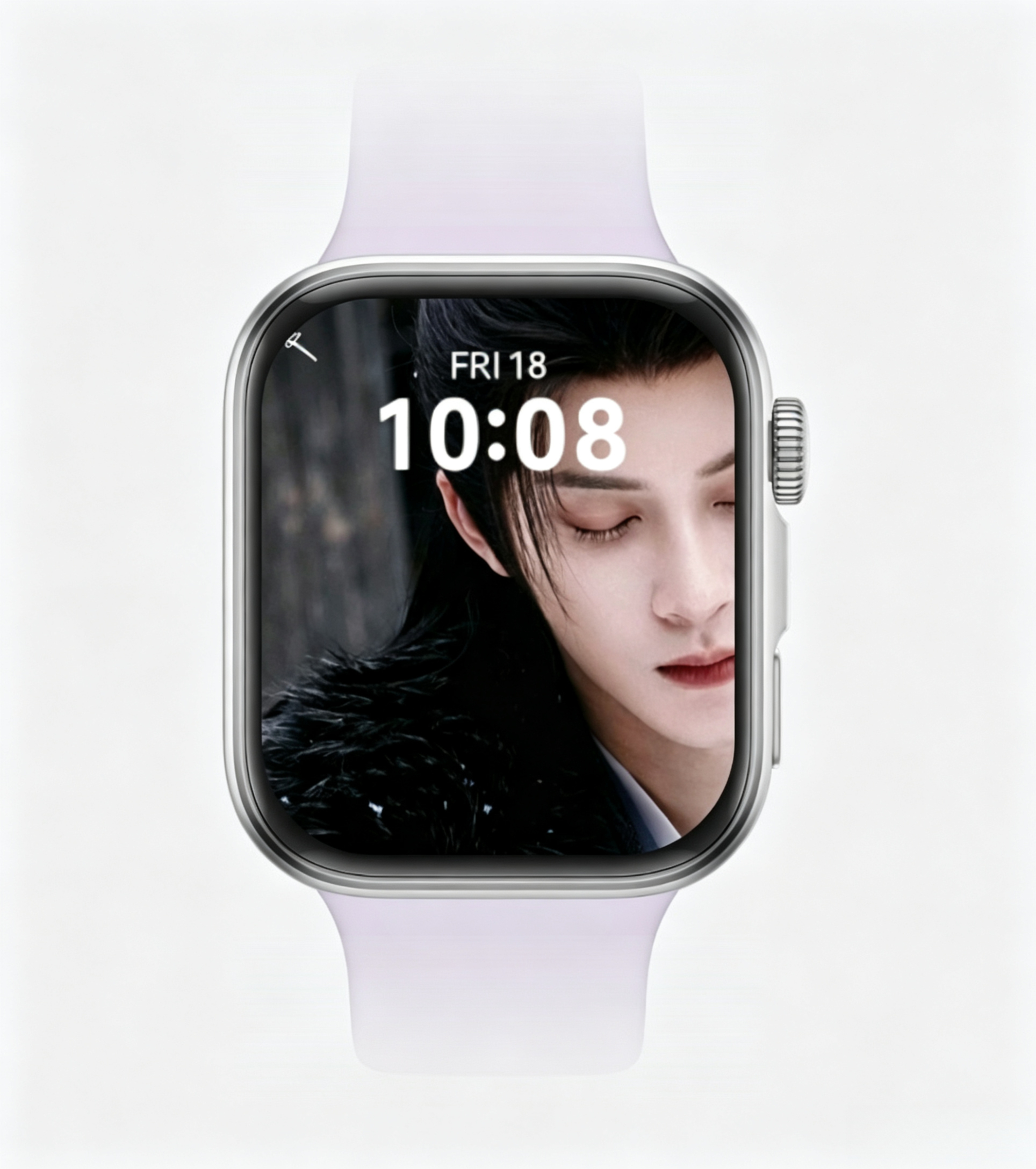 之前给智能手表设置了这个表盘背景，感觉谢却山好多好看的造型我可以轮着换檀健次何不