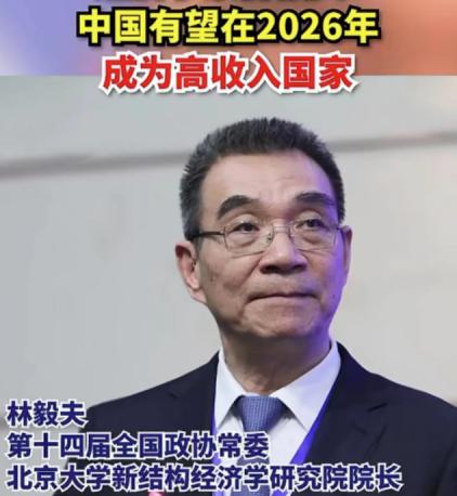 3月6日，著名经济学家林毅夫在公开演讲中大胆预测：“快则一两年，慢则两三年，中国
