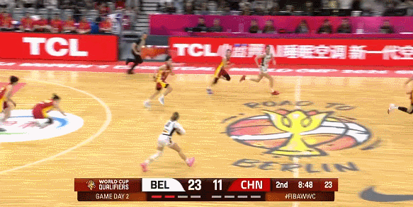 中国女篮vs比利时女篮 比利时的节奏和传导太流畅了，速度推起来也很猛。目前这一节