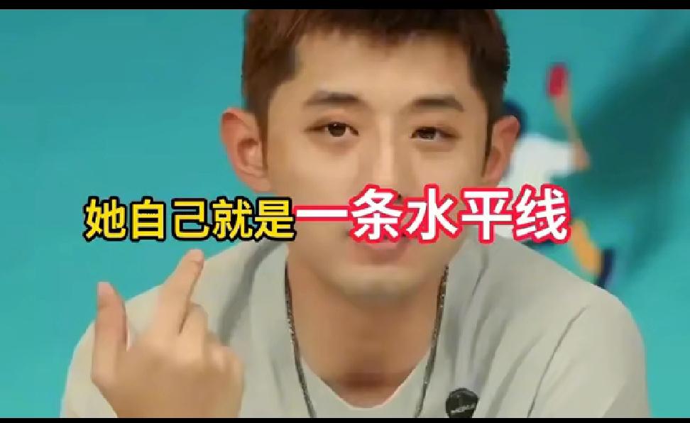 张继科说孙颖莎“她自己就是一条水平线”这句话，到底是什么意思？

张继科这句话哪