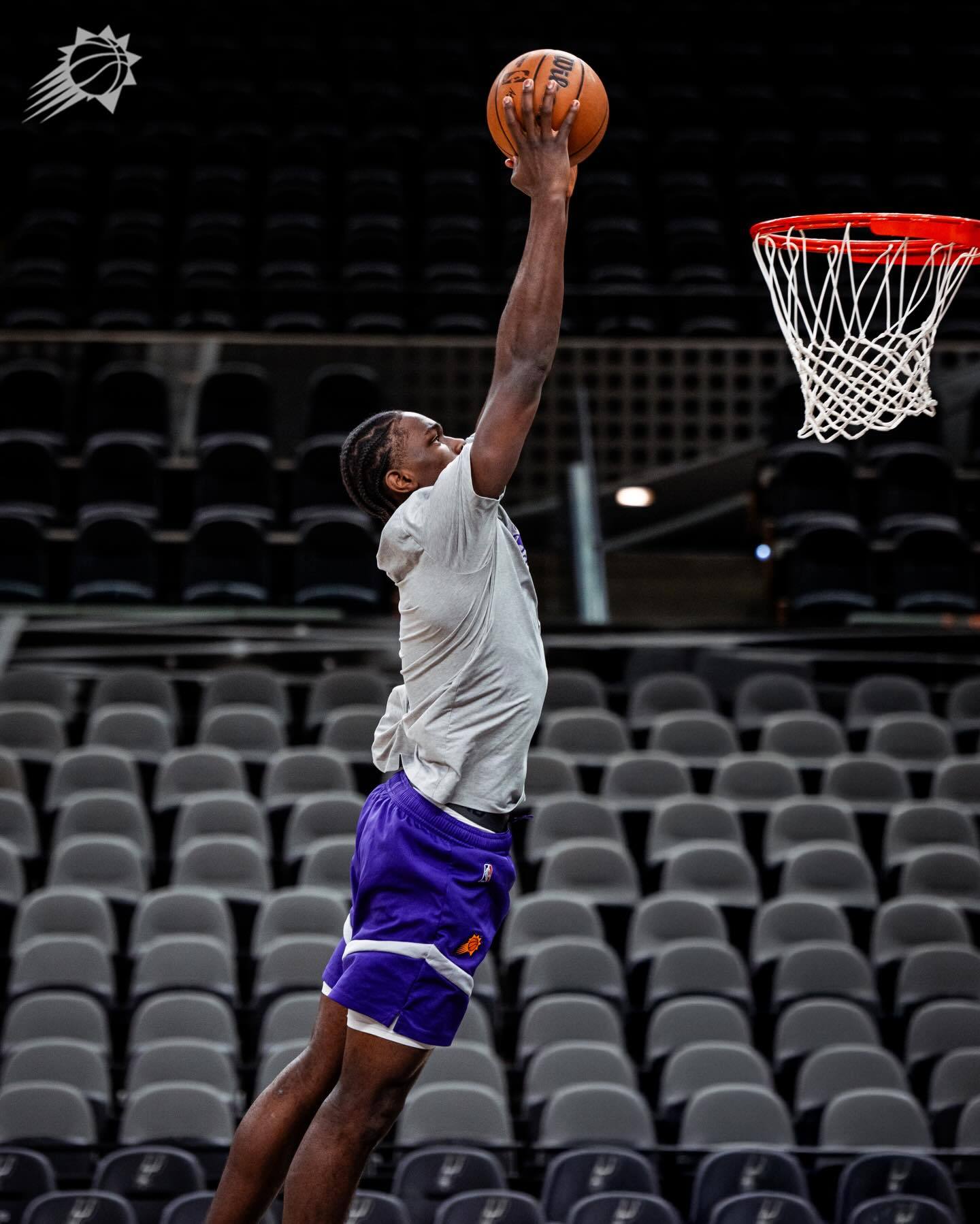 赛前热身🔥 期待鸡皮和FLM都有好表现 ‼️太阳vs马刺 ｜菲尼克斯太阳 ｜ 