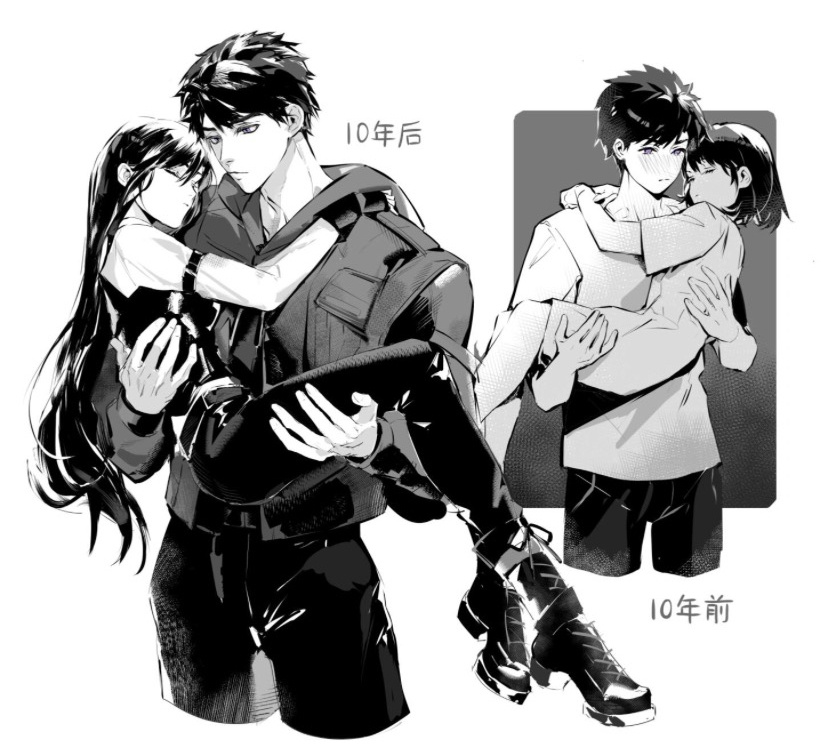 夏以昼抱妹（ 