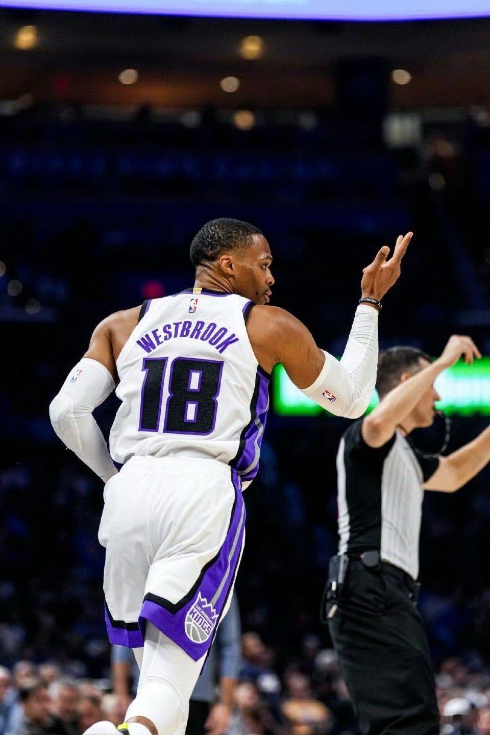 国王7连败，威斯布鲁克7分11篮板6助攻 