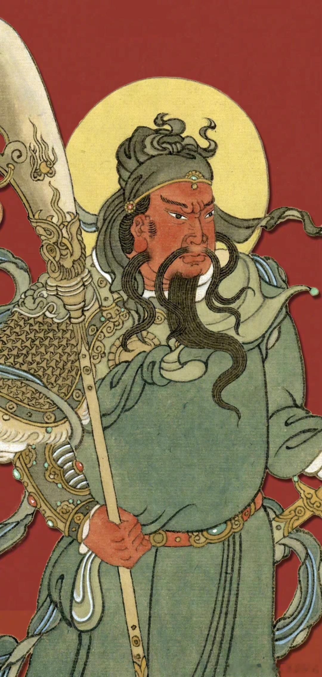 关公在此，三月鬼邪小人避开，财路自此开。​​​​​