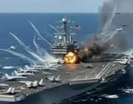 轰炸美国航母，美军伤亡数百人，特朗普表明态度：美国愿意与伊朗进行谈话。

首先我