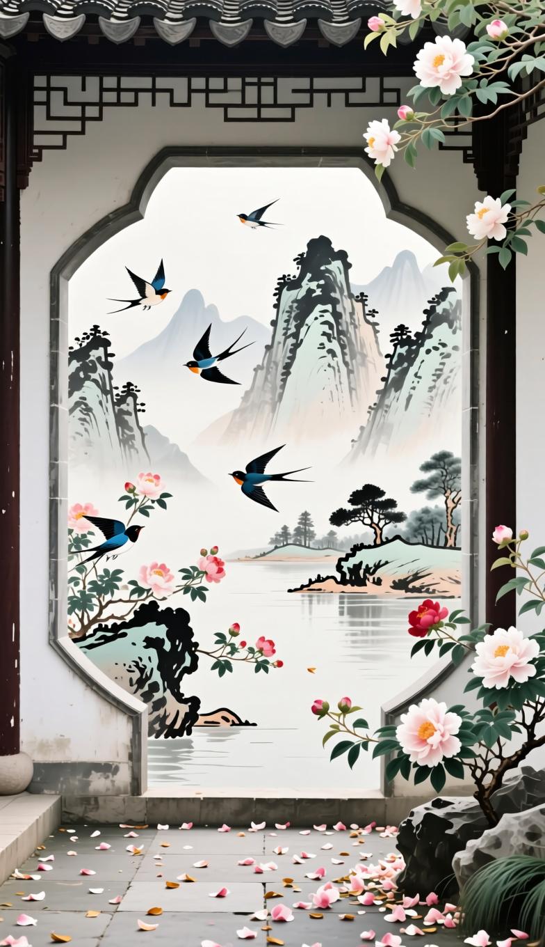 上联：鸟去鸟归鸟有声
下联：花开花落花无语
 

对对子 对联
