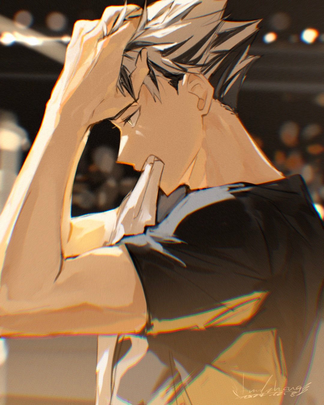 球场上的bokuto🏐cr.linlinzhong1205 排球少年[超话] 