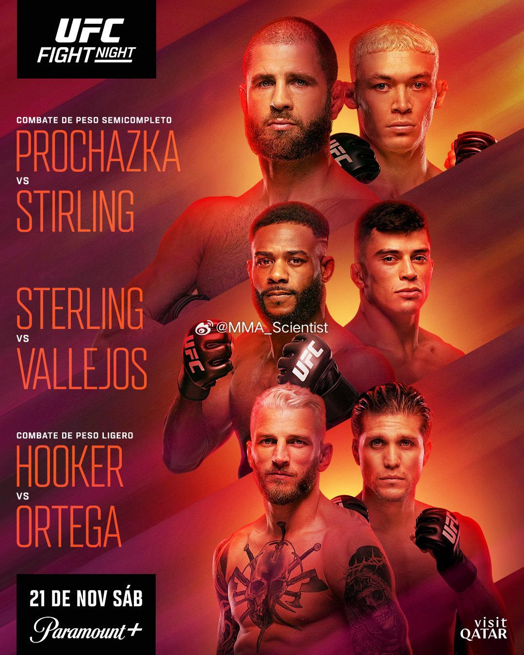 UFC卡塔尔的官方海报UFC333彼得-严VS梅拉布沃尔卡诺夫斯基vs埃夫洛耶夫
