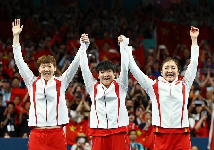 #国乒女团金牌#这是中国代表本届第37枚金牌，也是中国代表团在夏季奥运会赢得的总