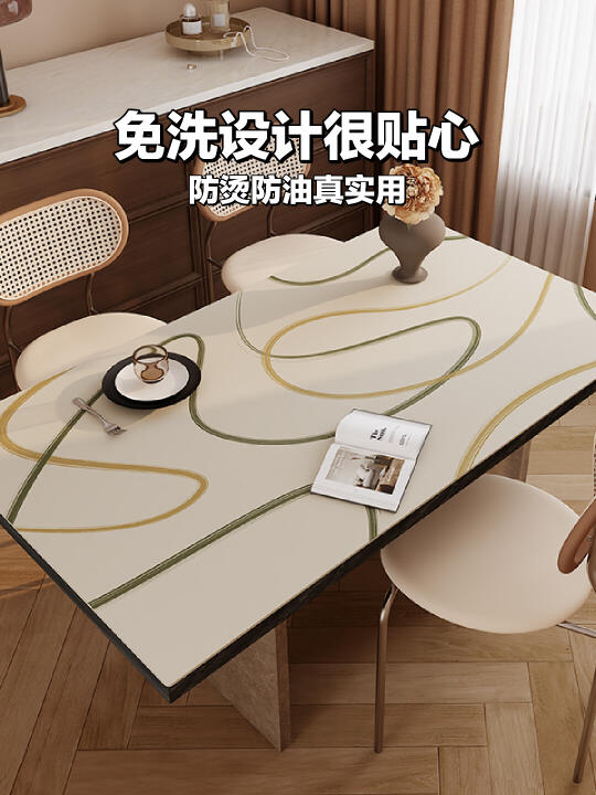 ✨法式桌布，免洗又高级