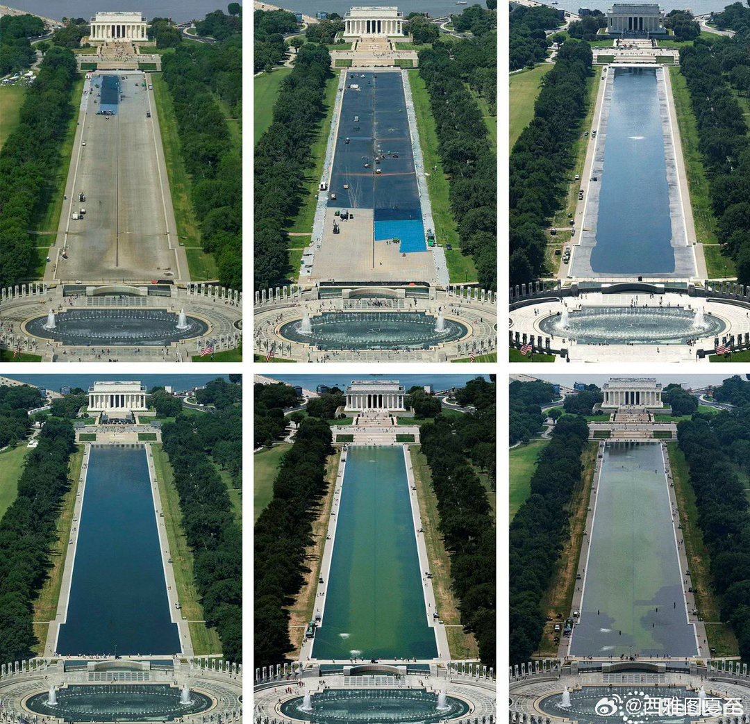 美国人最近热衷于自创一款新的鸡尾酒，名为：The Reflecting Pool