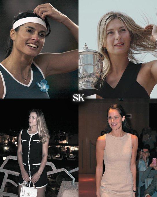 谁是网坛历史上最美的球员呢？
其实答案在图二。
你以为呢？