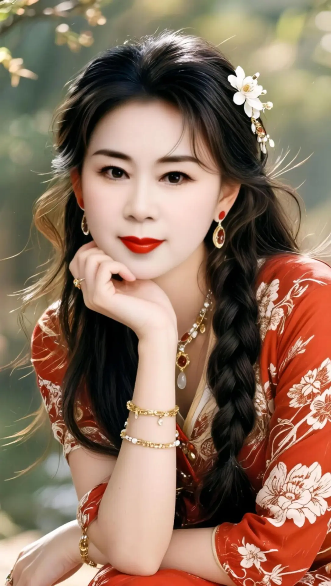 AI民族风美照 ai创作