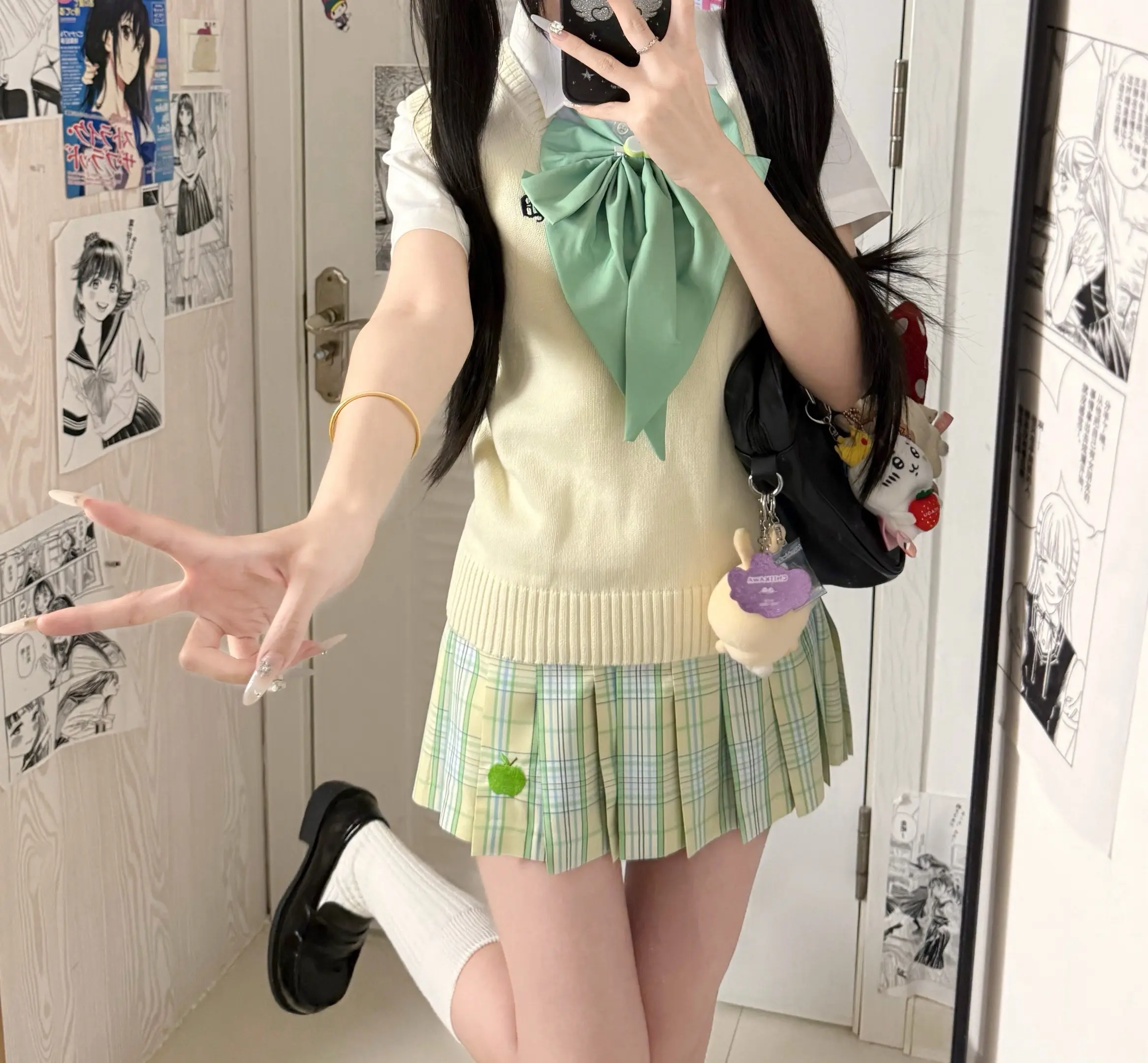 jk穿搭 jk制服 jk格裙