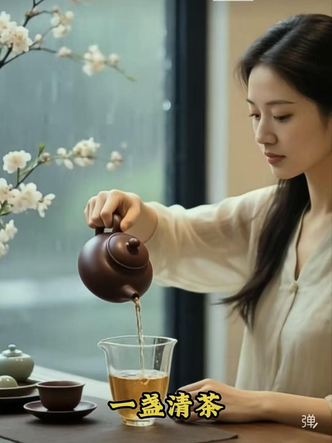 塞鸿秋·清明寄情
清明至矣茶烟漾，
风柔似缕春光畅。
茶香袅袅盈胸荡，
清欢缕缕