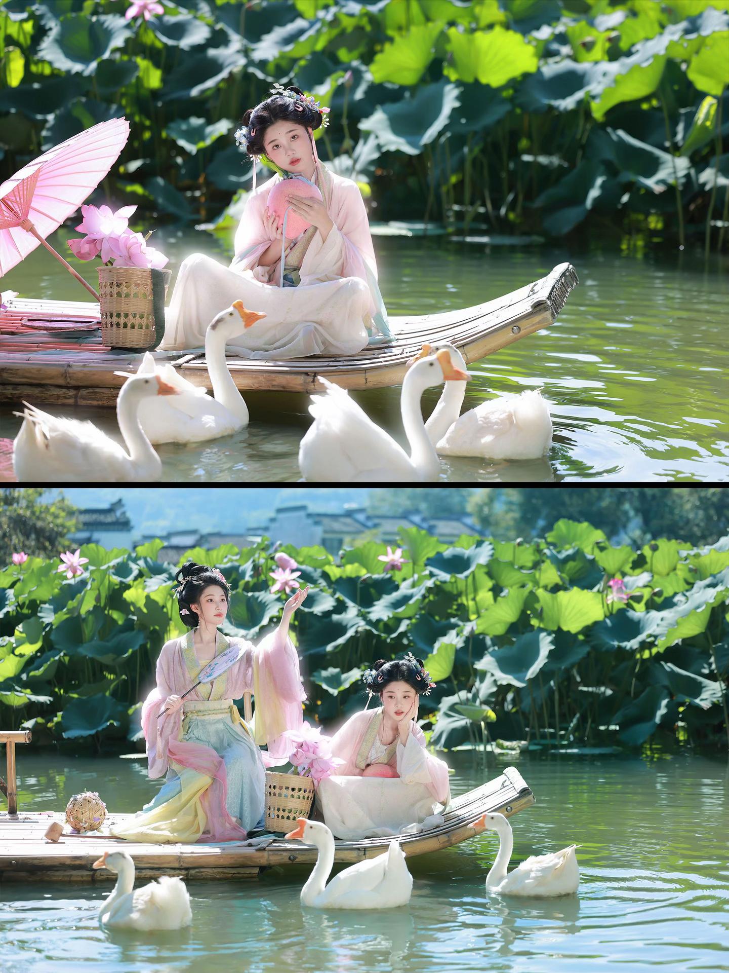 充满童趣的小姐妹👭 『客』。太可爱啦！