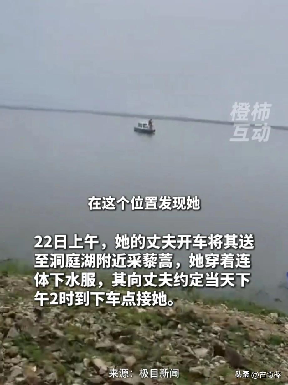 洞庭湖边采藜蒿失联女子，遗体已被打捞上岸，四天搜救迎来痛心结局
 
近日，湖南岳