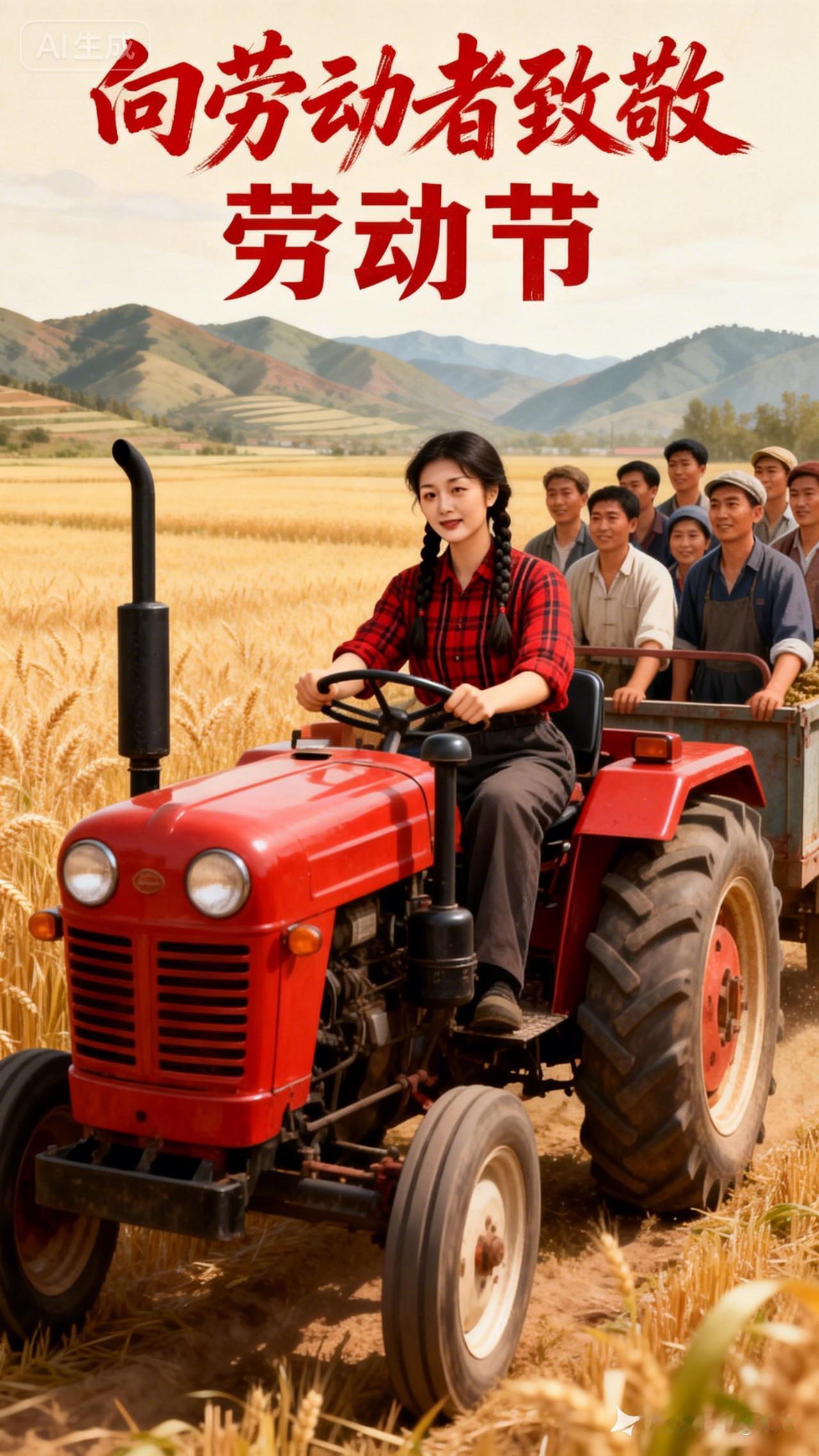致敬辛勤的劳动者，劳动节快乐！🌾🚜