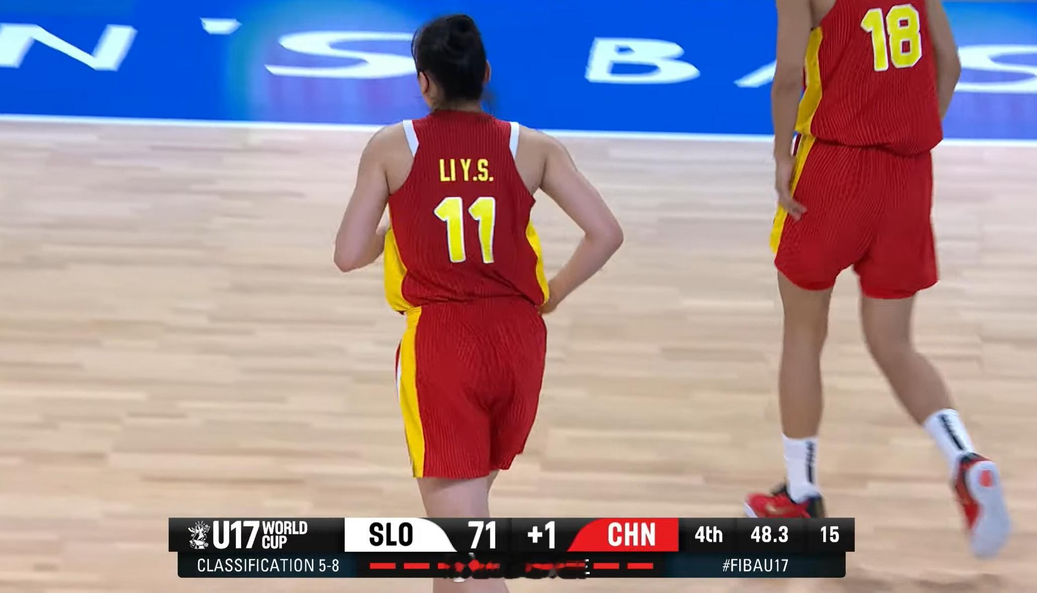 又打平了，71平手！中国U17女篮太顽强了！u17女篮世界杯u17女篮中国vs斯