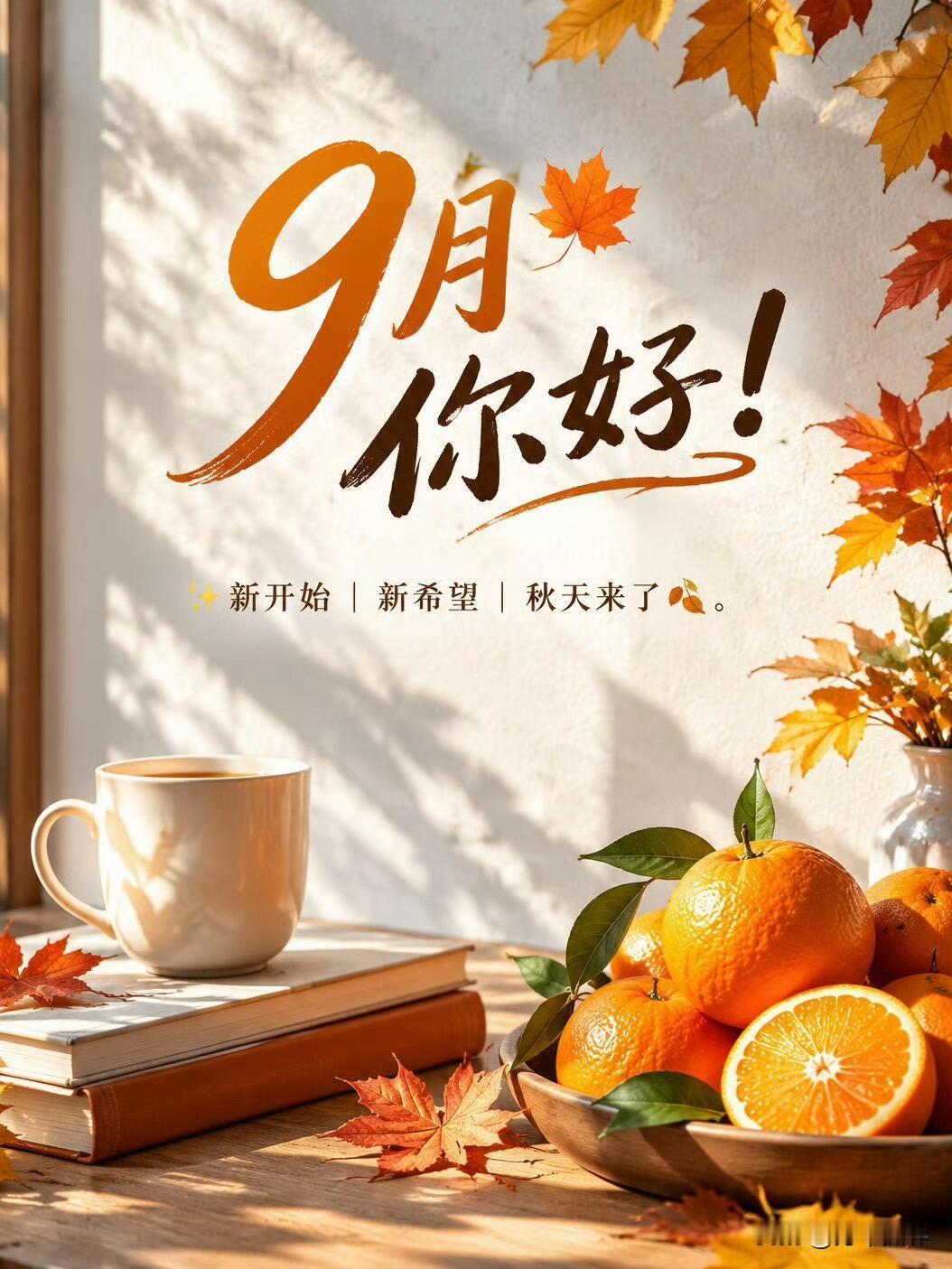 九月的第一天，愿我们永远保有重新出发的勇气，人这一生，每一次告别，都是为了更好的