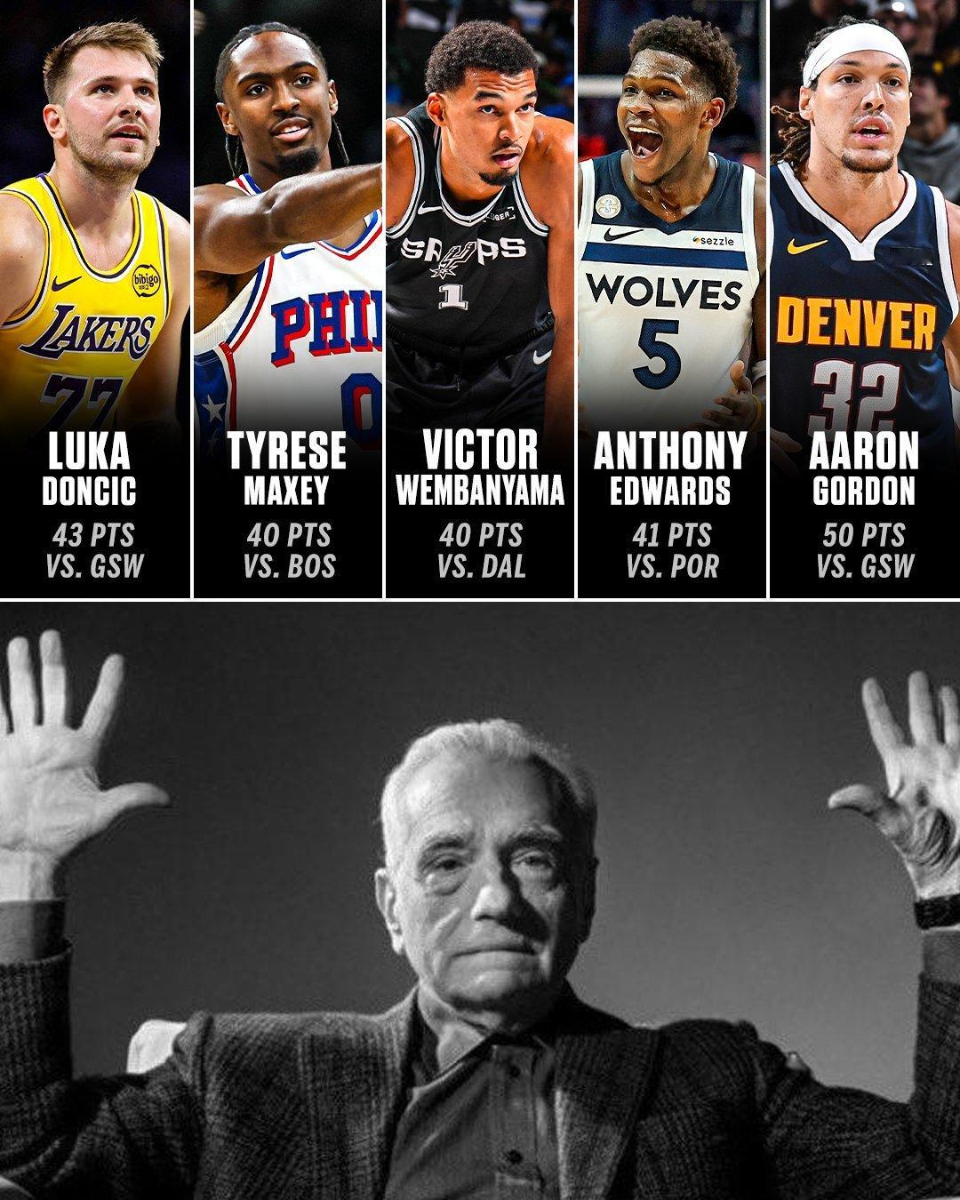 金秋观赛季新赛季篮不住 绝对电影🙌在2025年赛季揭幕式上，有五名球员的表现为