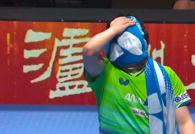 松岛辉空遗憾痛哭离场久久不能释怀！他没想到王楚钦拼劲那么强大，松岛辉空已经打得非