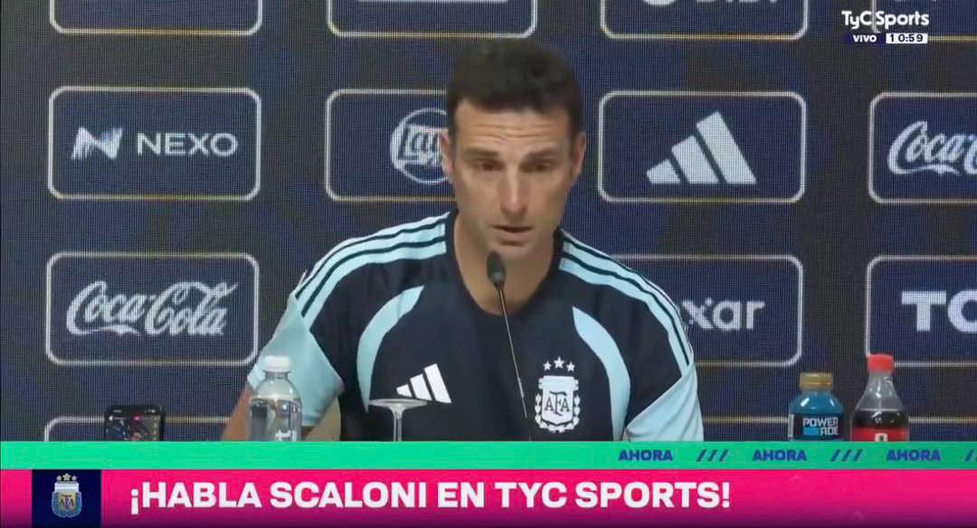 🎙阿根廷vs赞比亚斯卡洛尼赛前：“我们熟悉的球员大部分都会首发。我认为这是一次