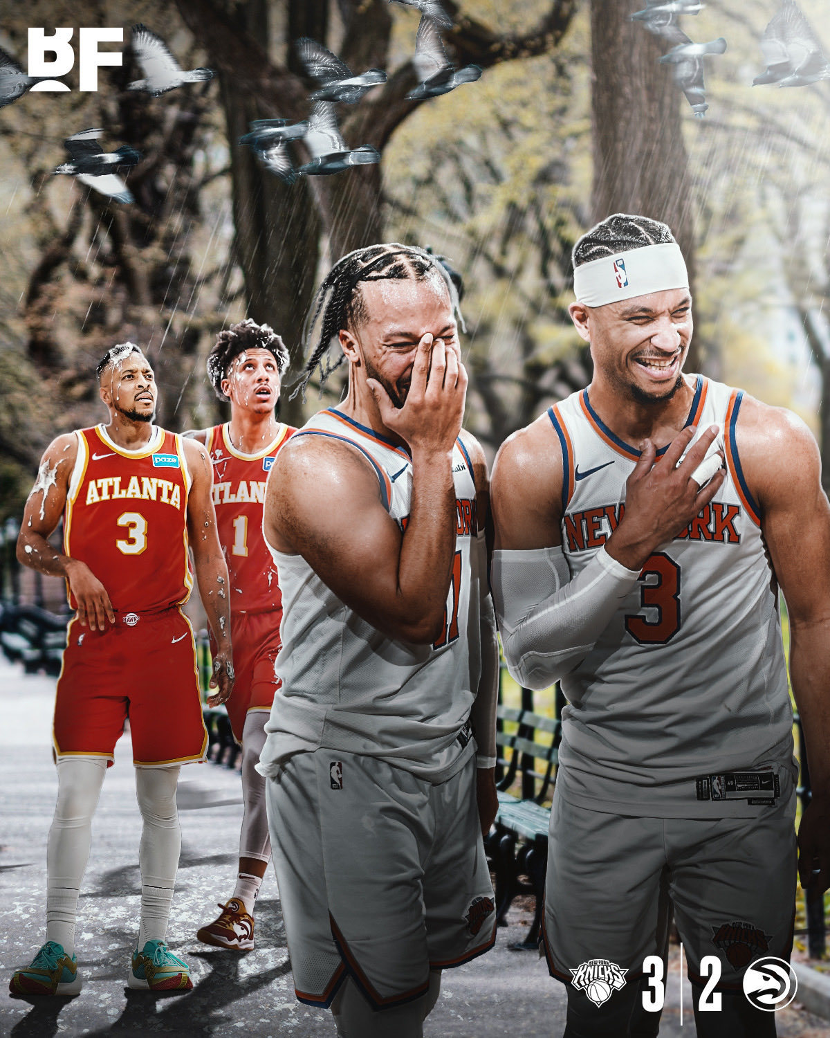 这俩估计要抢七了。老鹰vs尼克斯