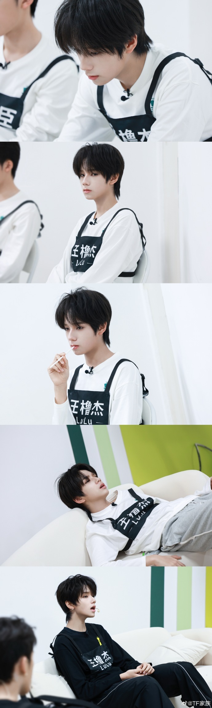 王橹杰突围花絮照摄影师拍的王橹杰 王橹杰突围花絮照，加油一直引领时尚！ 