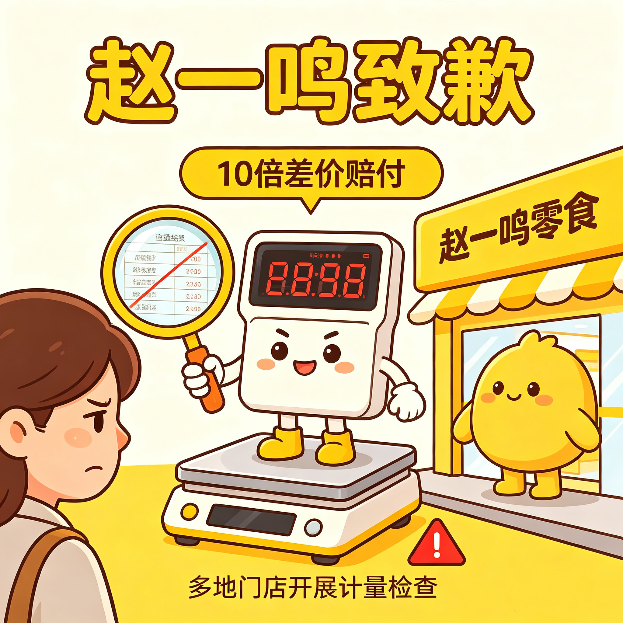 赵一鸣致歉十倍赔付只是补救，根源得管好门店，该重视了。 ​​​