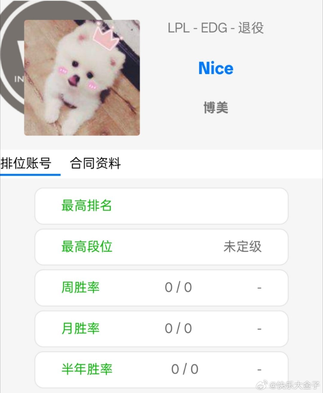 刚发现OBGG把Nice标注退役了acg优创官EDG