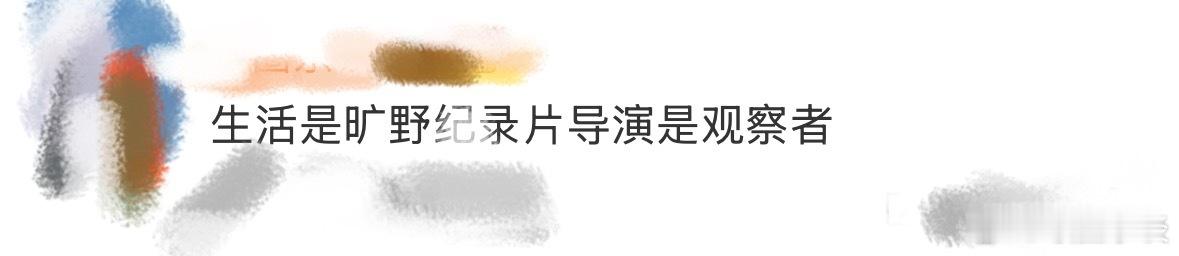 生活是旷野纪录片导演是观察者生活是一片无垠的旷野，有人走向热闹的路径，也有人留在