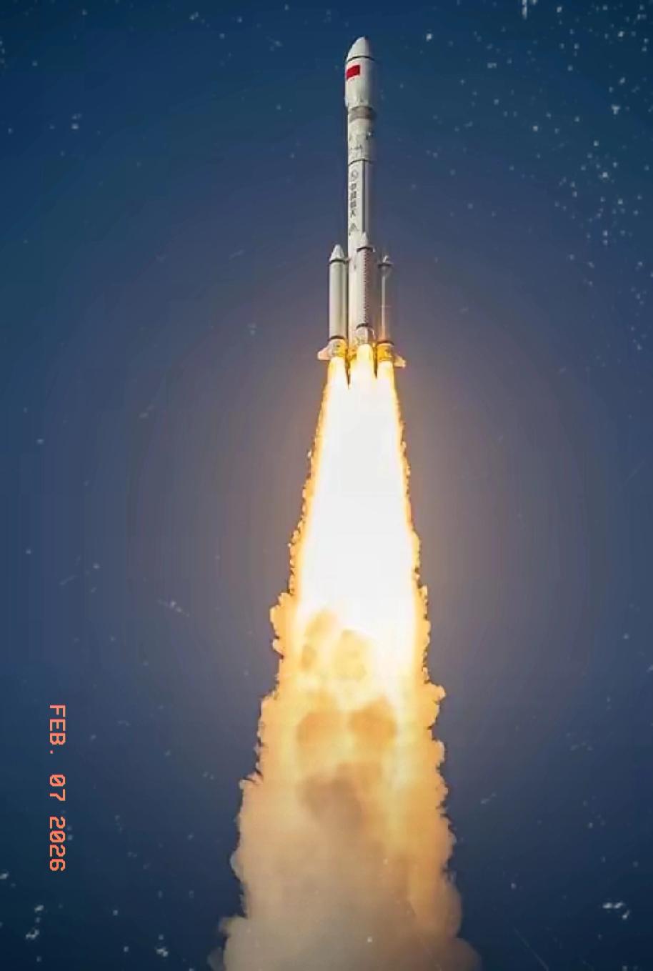 中国官媒正式宣布，
2月7日，据中国央视新闻报道：中国在酒泉卫星发射中心使用长征