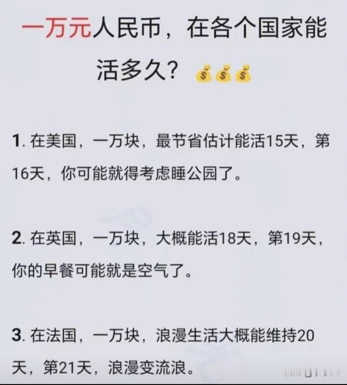 我一天最多花150[捂脸]一万块至少可以活两个多月