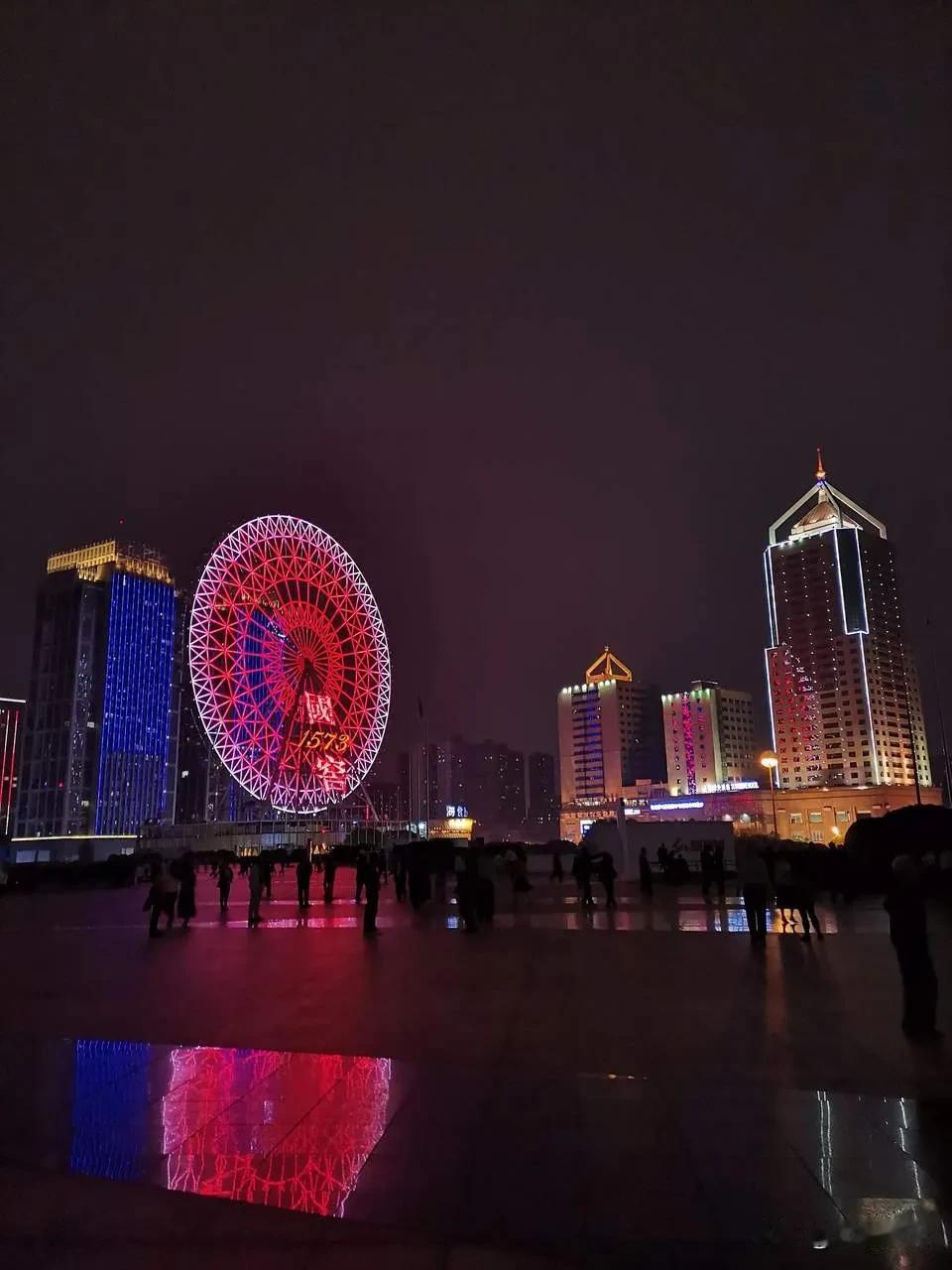 长沙贺龙体育馆夜景随手拍