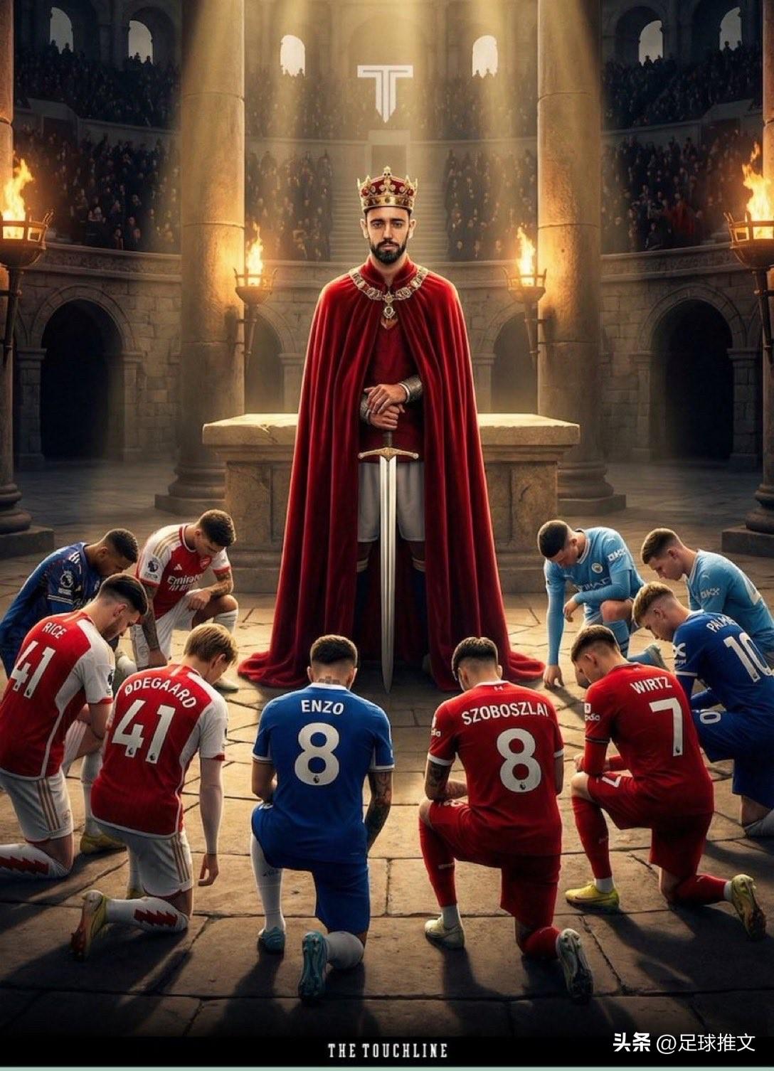 数据统计：布鲁诺·费尔南德斯本赛季英超表现：
🥇 助攻数最多（13次）
🥇 