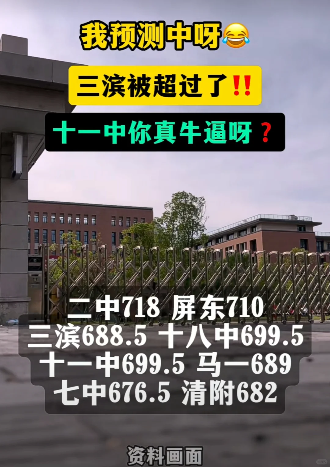 今年福州中招录取爆冷多多呀‼️ 三滨被十一中给超过了😂 福州二中超四...