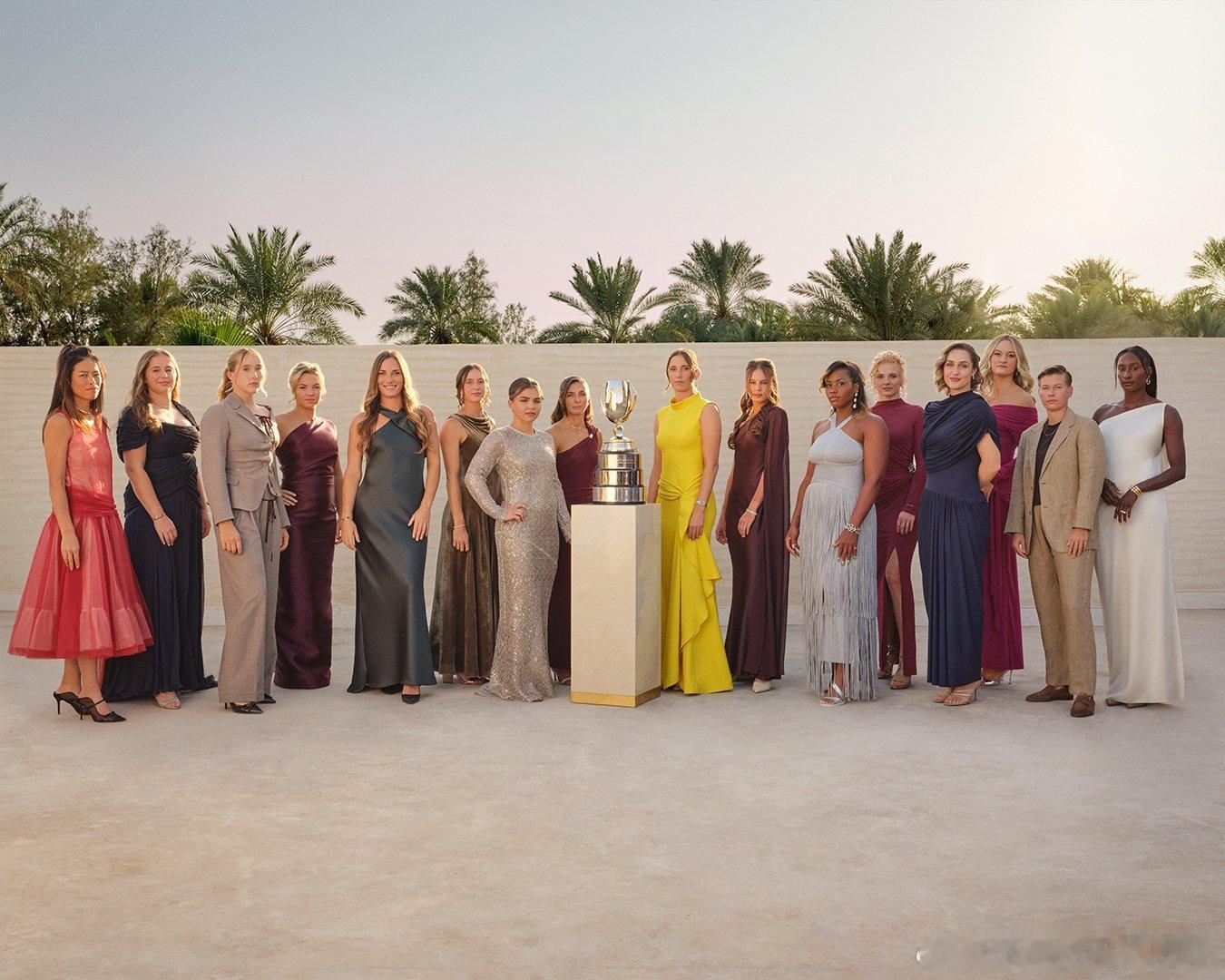 wta年终双打16美图汤森德这表情，怎么利雅得的菜也不合胃口？网球talking