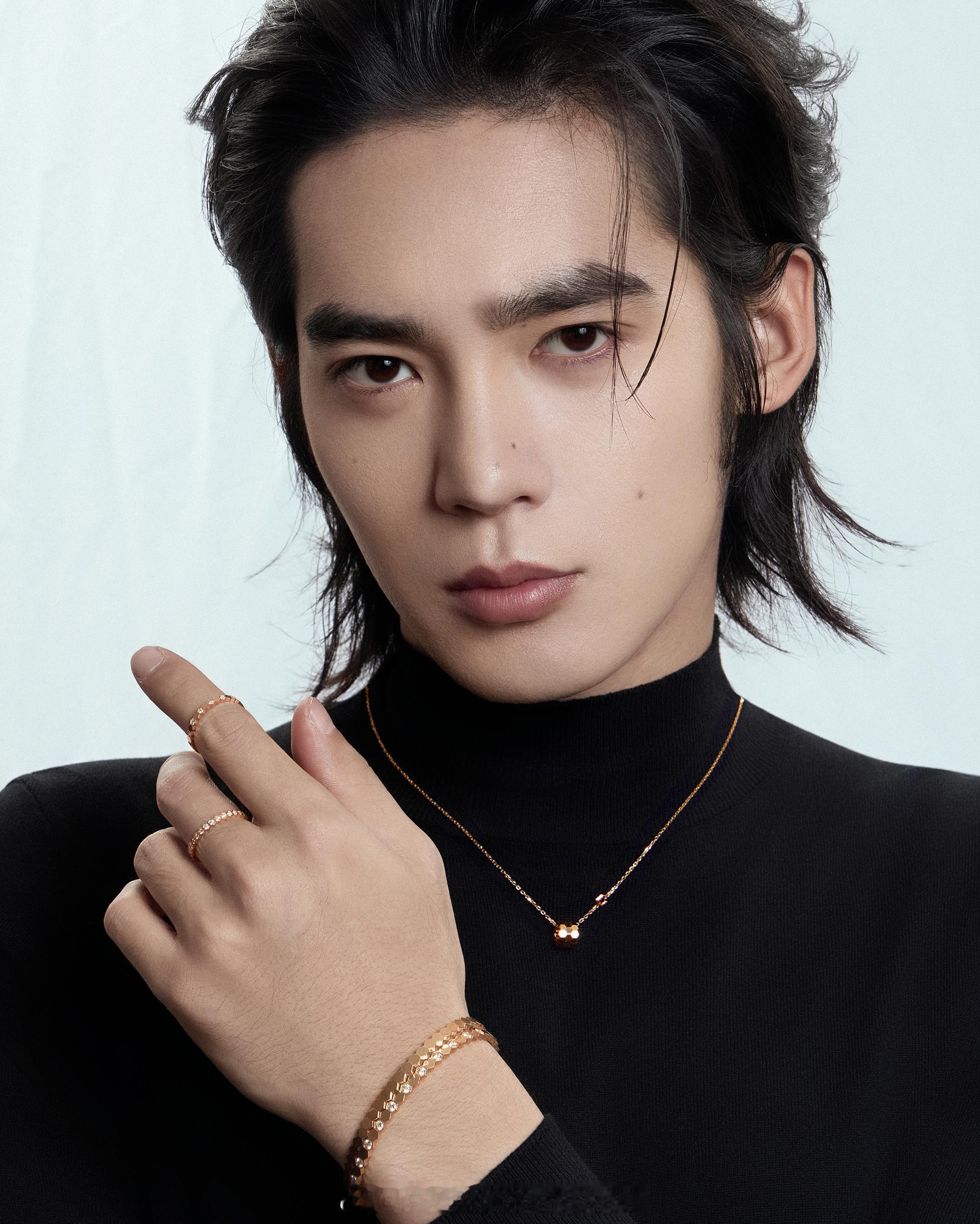 品牌大使、青年演员兼音乐人佩戴尚美巴黎Bee de Chaumet系列中国区新年