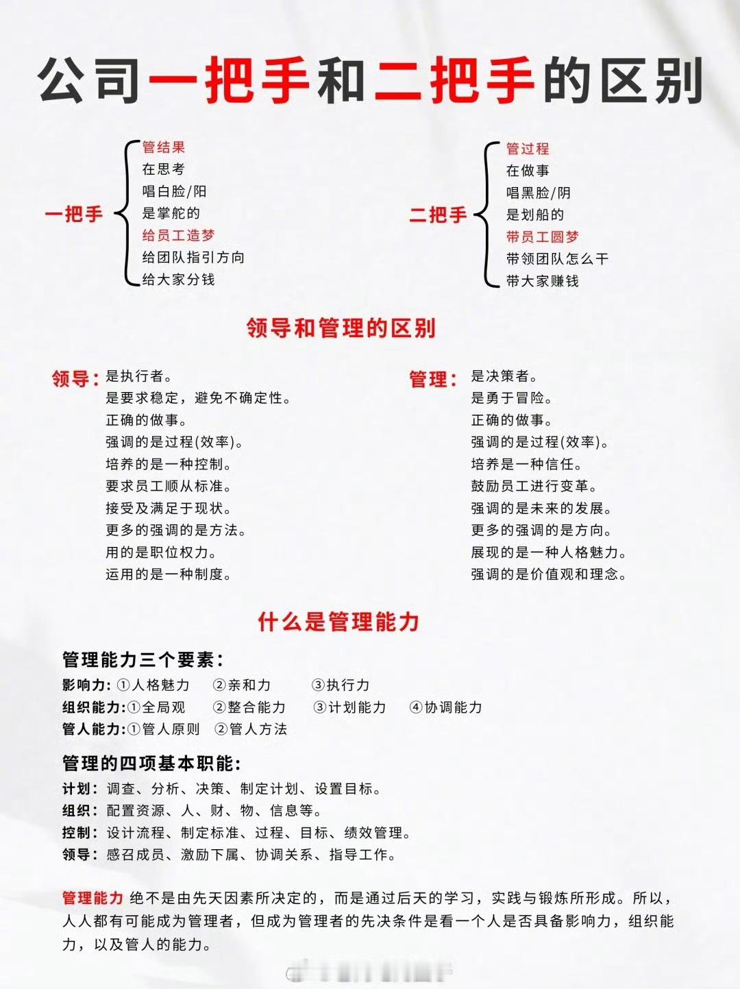 公司一把手和二把手的区别。。 