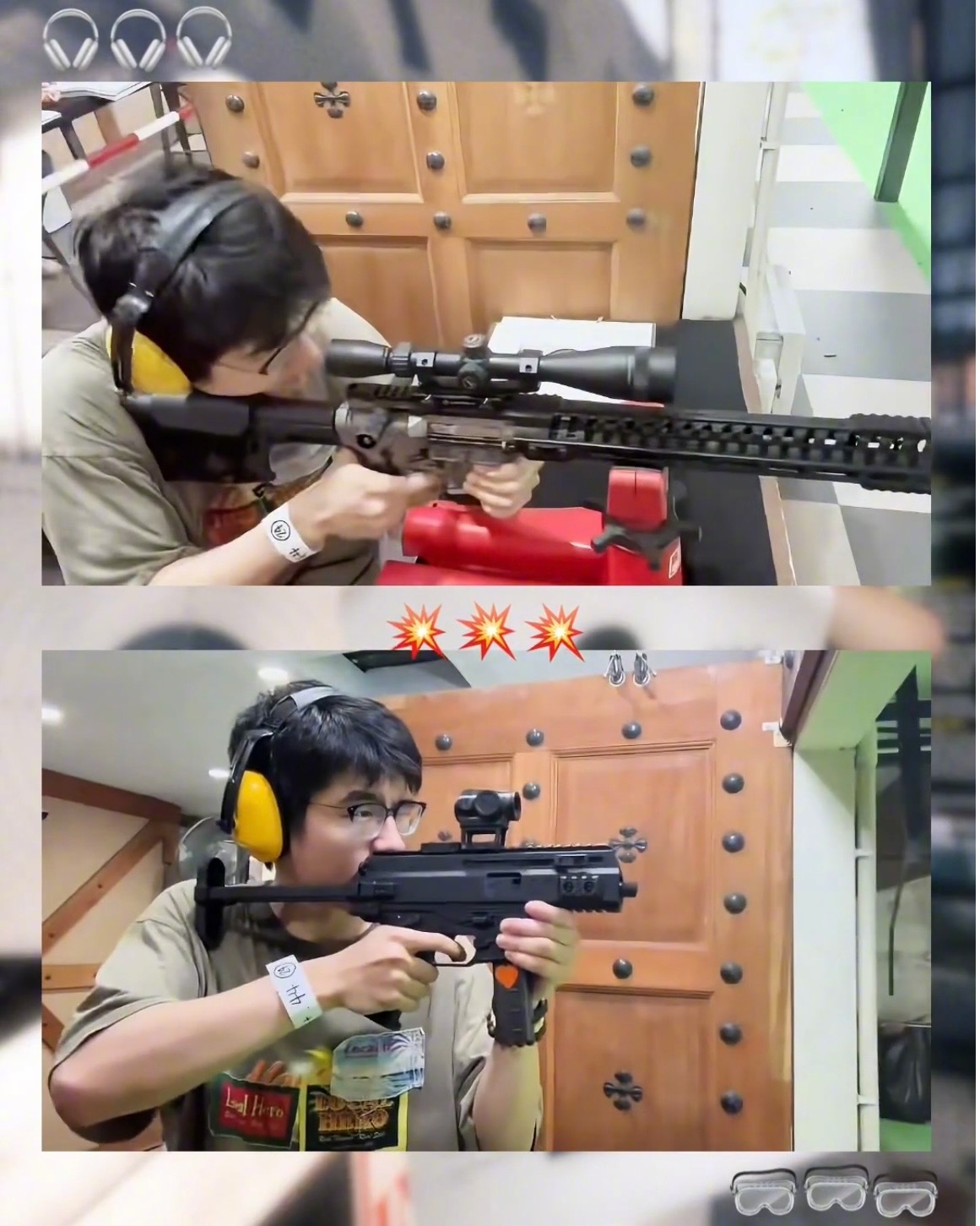 刘昊然射击战绩可查 旅行碎片送达！射击靶纸成绩亮眼，和大象的互动也超有爱，每一幕