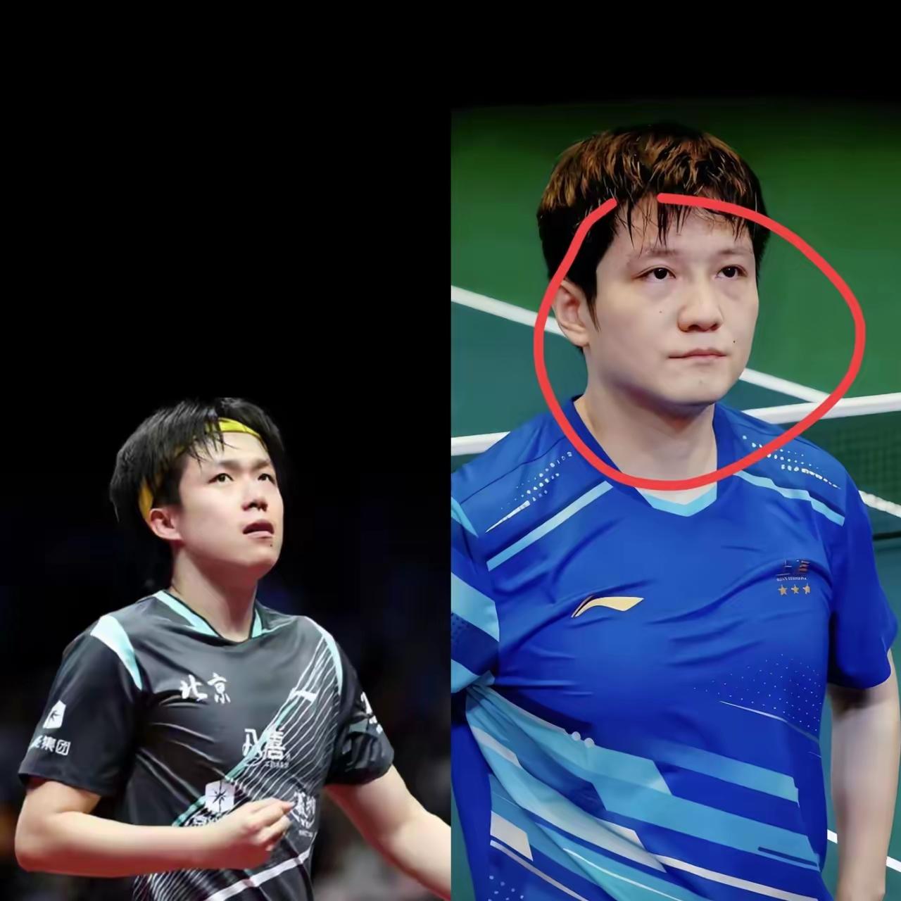 看樊振东这几年的变化，真能让人心里咯噔一下。
 
以前看他打球，赢了球能咧着嘴笑