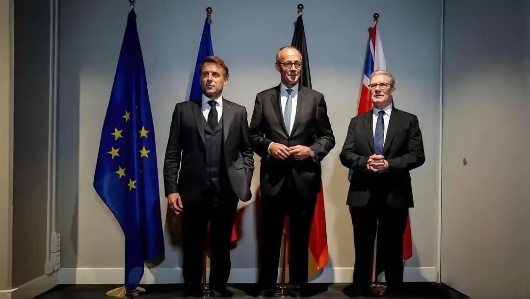 英国、法国、德国三国领导人同步发布联合声明，对外释放明确强硬信号，三国计划在中东