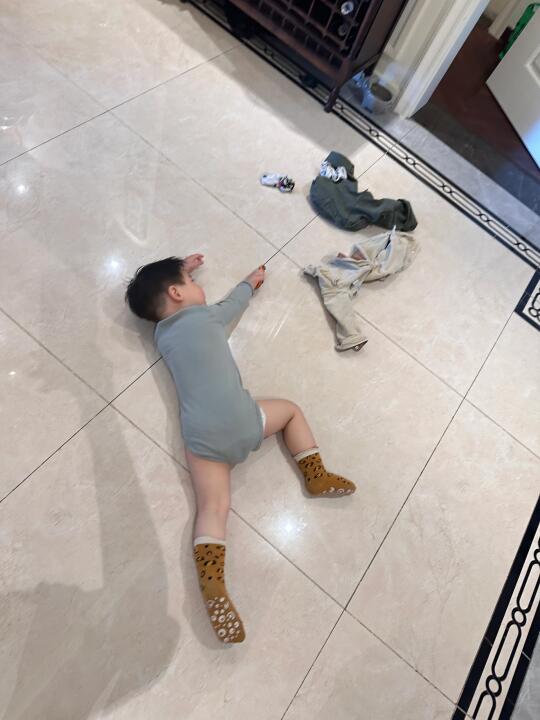 玩了回来一身汗