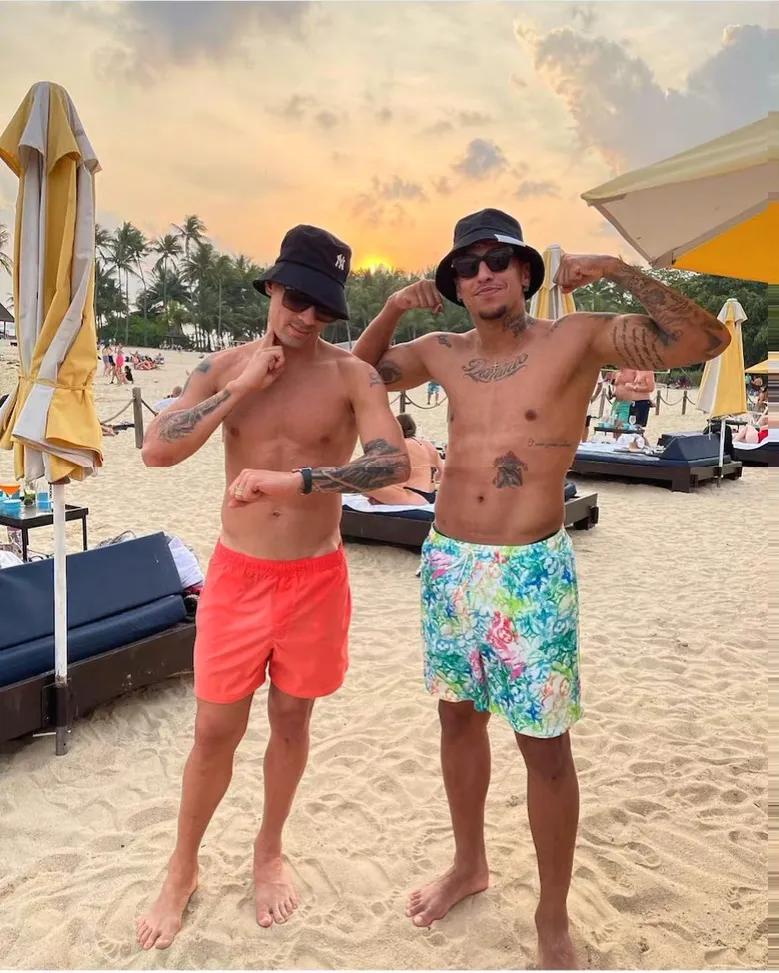 莫伊塞斯，你没完没了了？[捂脸][捂脸][捂脸]和克雷桑度假，也没有忘记这组破坏