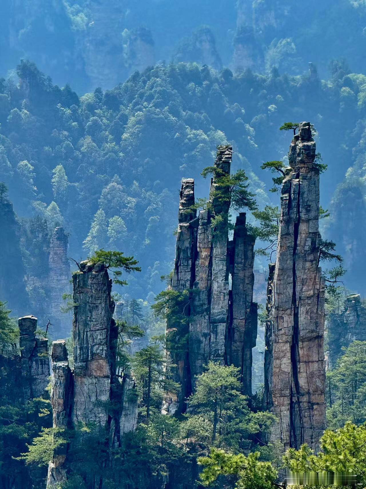 湖南张家界藏在山里的仙境宝地🏞️🏞️跟你们说个超震撼的地方，随手拍都是大片！