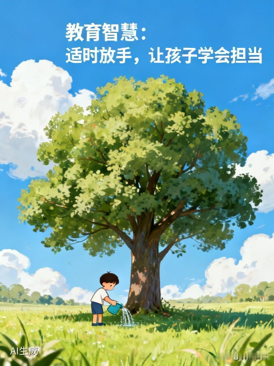 现在是老人孝顺孩子的时代吗？

在子女教育中，父母需要学会适时放手，让孩子在实践