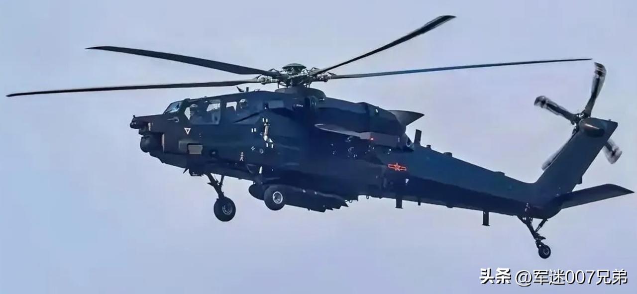 大伙快看，国产最新型武装攻击直升机中最亮的仔，又岀来亮相了[给力][加油][可爱