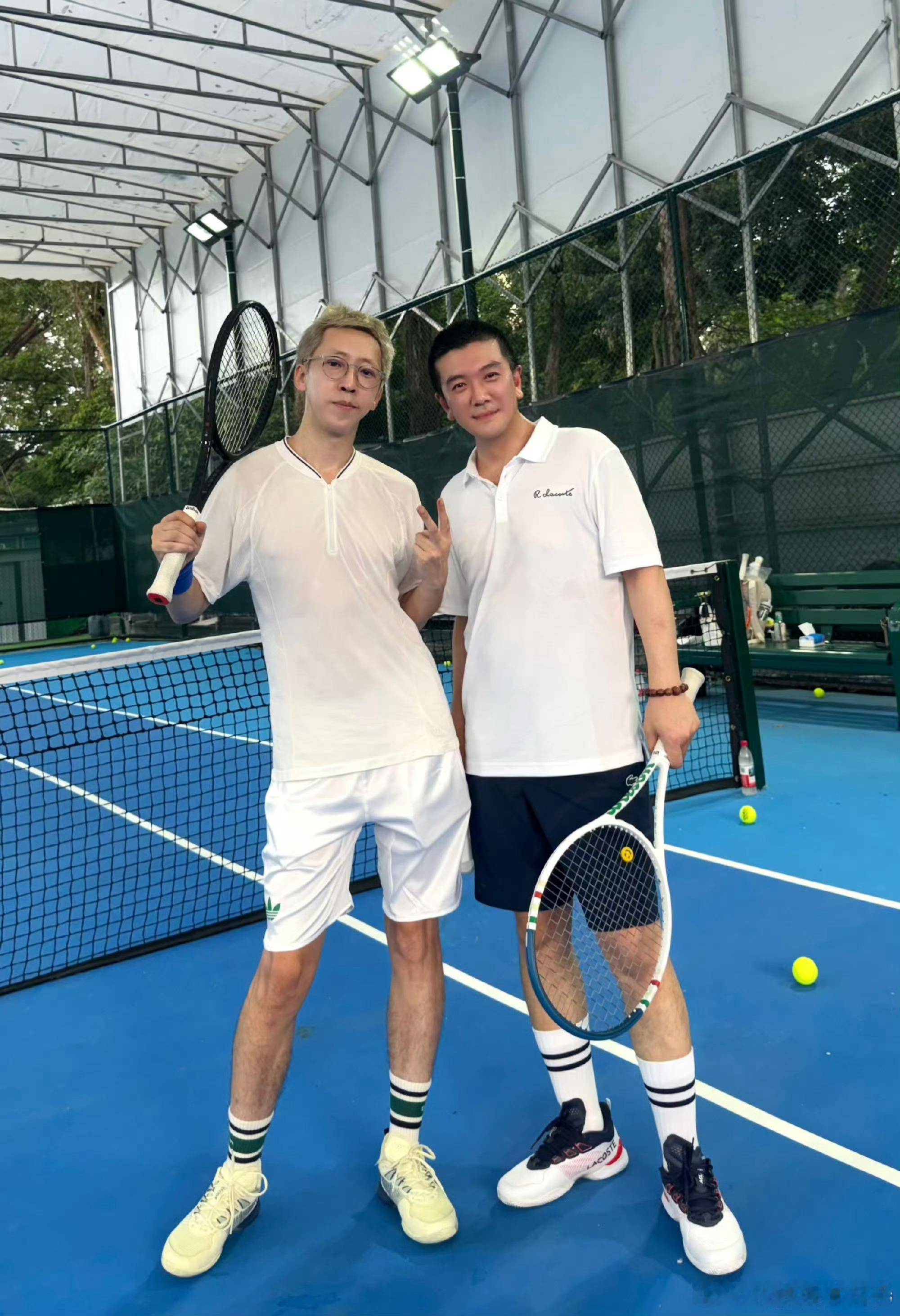 杨子在留几手影响下入坑网球留几手带杨子入坑网球 他俩离婚后成哥们了 ​​​